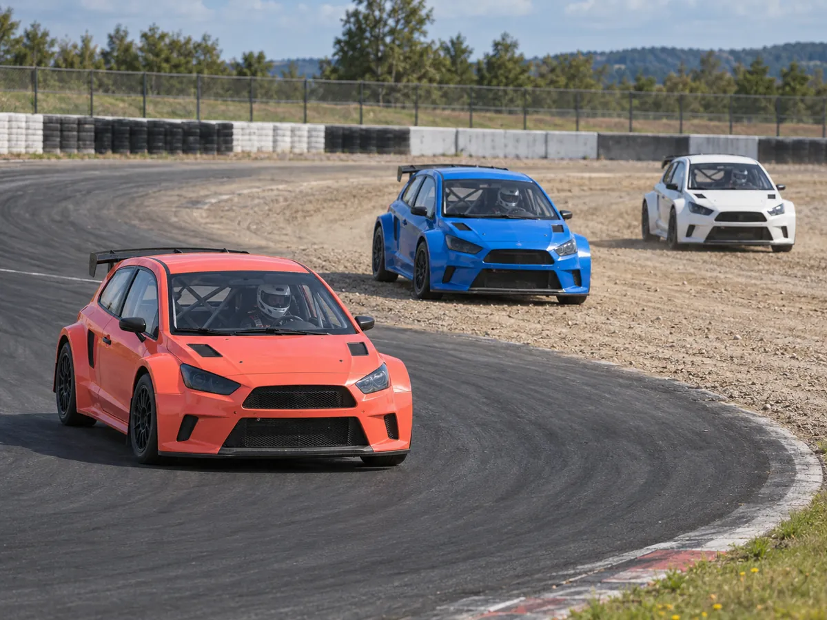 KI-generierte Illustration: Rallycross