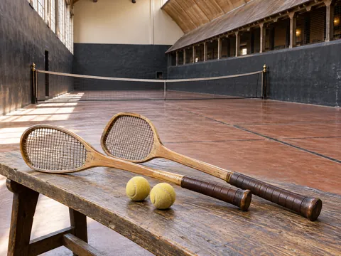 Ilustración generada por IA: Real tennis