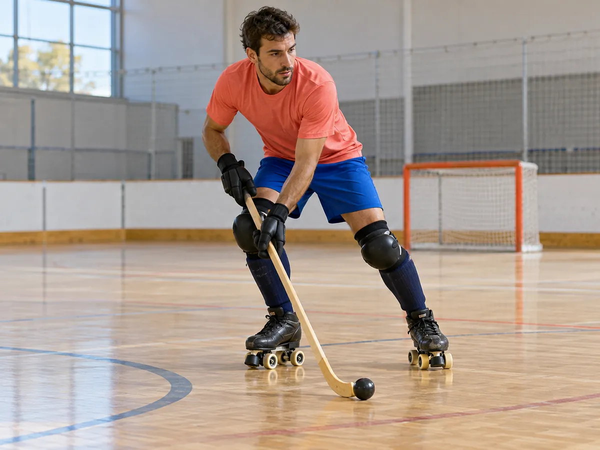 Ilustración generada por IA: Rink hockey
