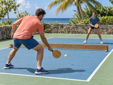 Ilustración generada por IA: Road tennis