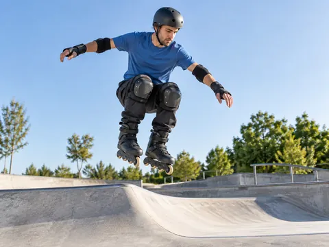 Ilustración generada por IA: Roller freestyle