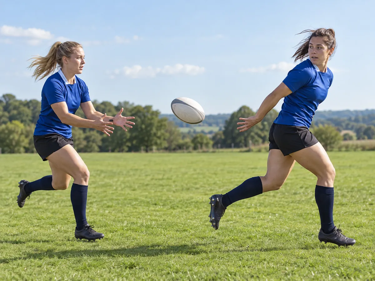 Ilustração gerada por IA: Rugby tens