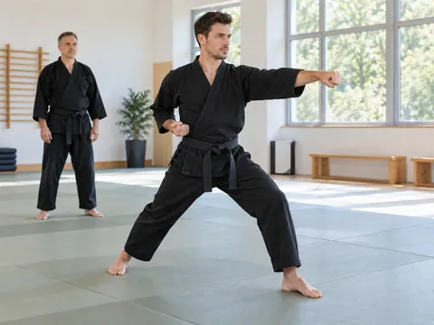 Ilustración generada por IA: Shaolin Kempo