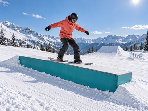 Ilustración generada por IA: Slopestyle