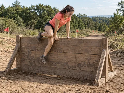 Ilustración generada por IA: Spartan Race