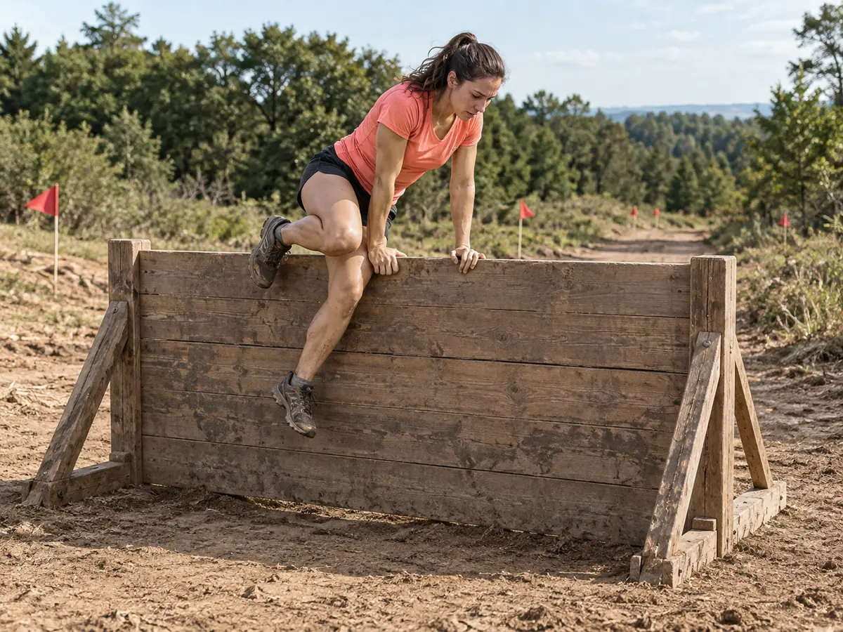 Illustrazione generata con IA: Spartan Race