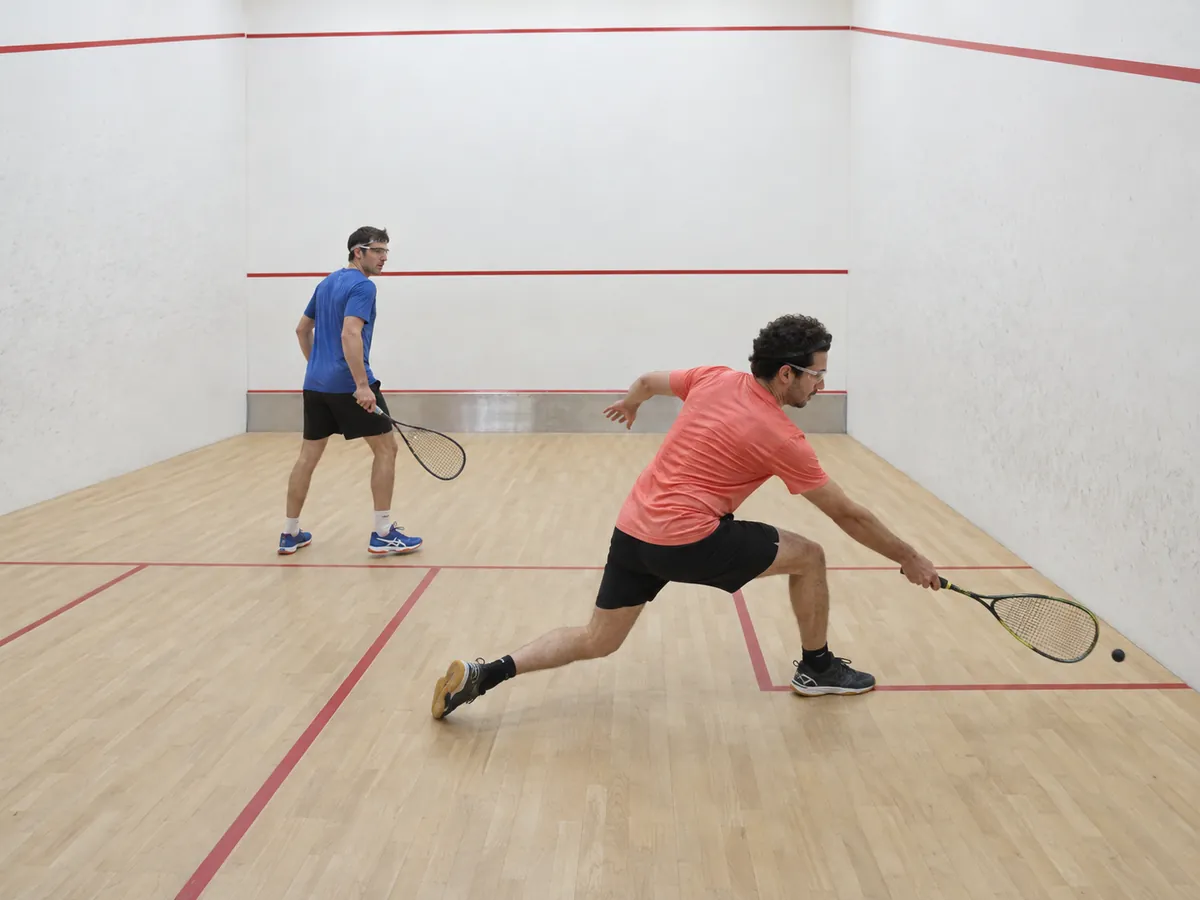 Ilustración generada por IA: Squash rackets