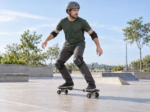 Ilustración generada por IA: Streetboarding