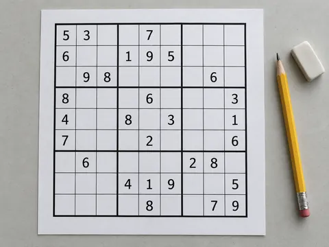 Ilustración generada por IA: Sudoku