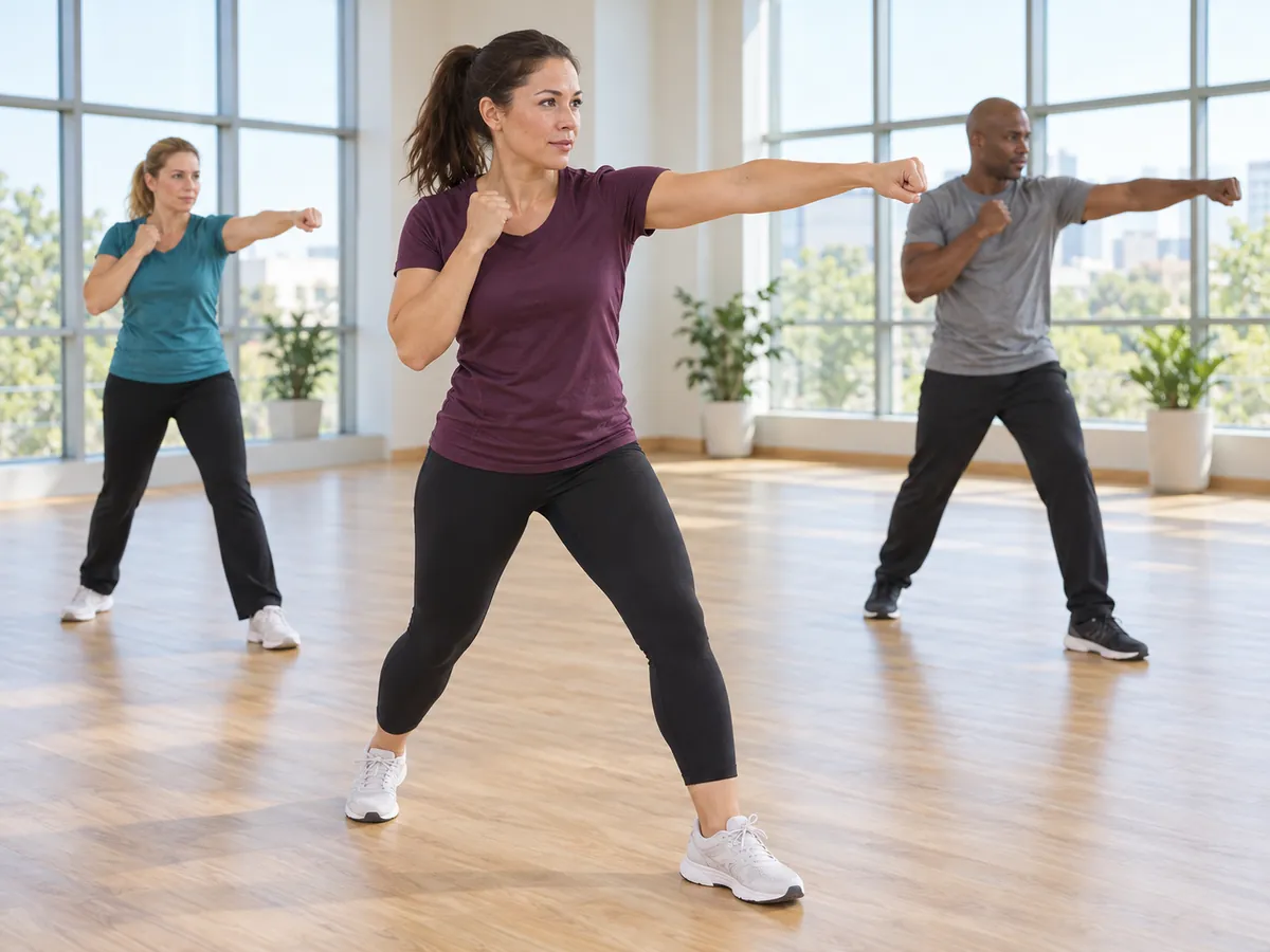 Illustration générée par IA: Tae Bo