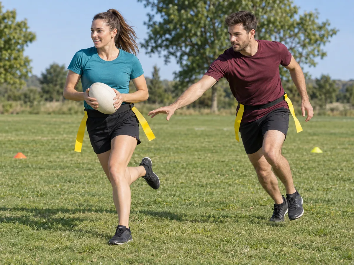 KI-generierte Illustration: Tag Rugby