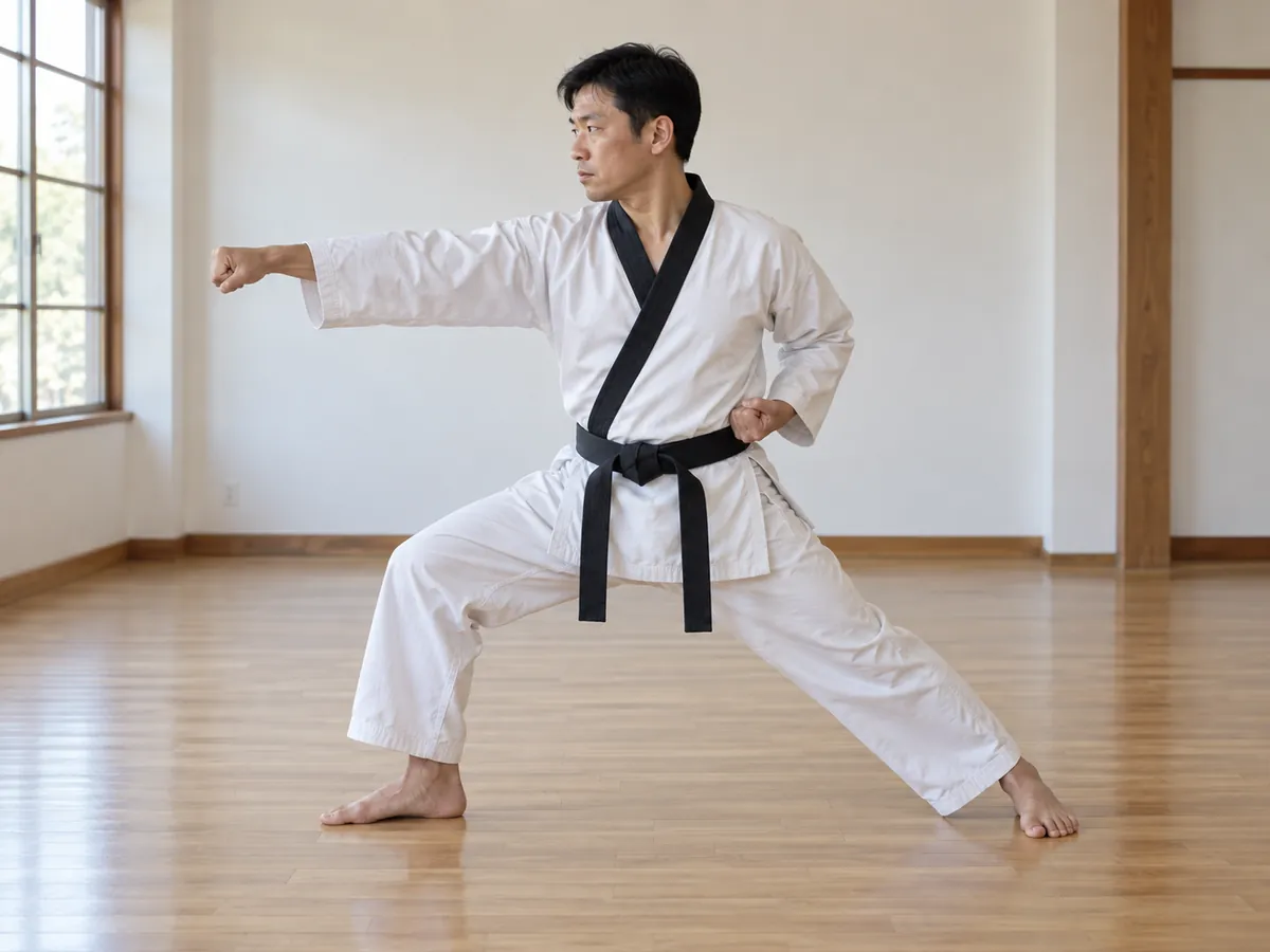 Ilustração gerada por IA: Tang Soo Do