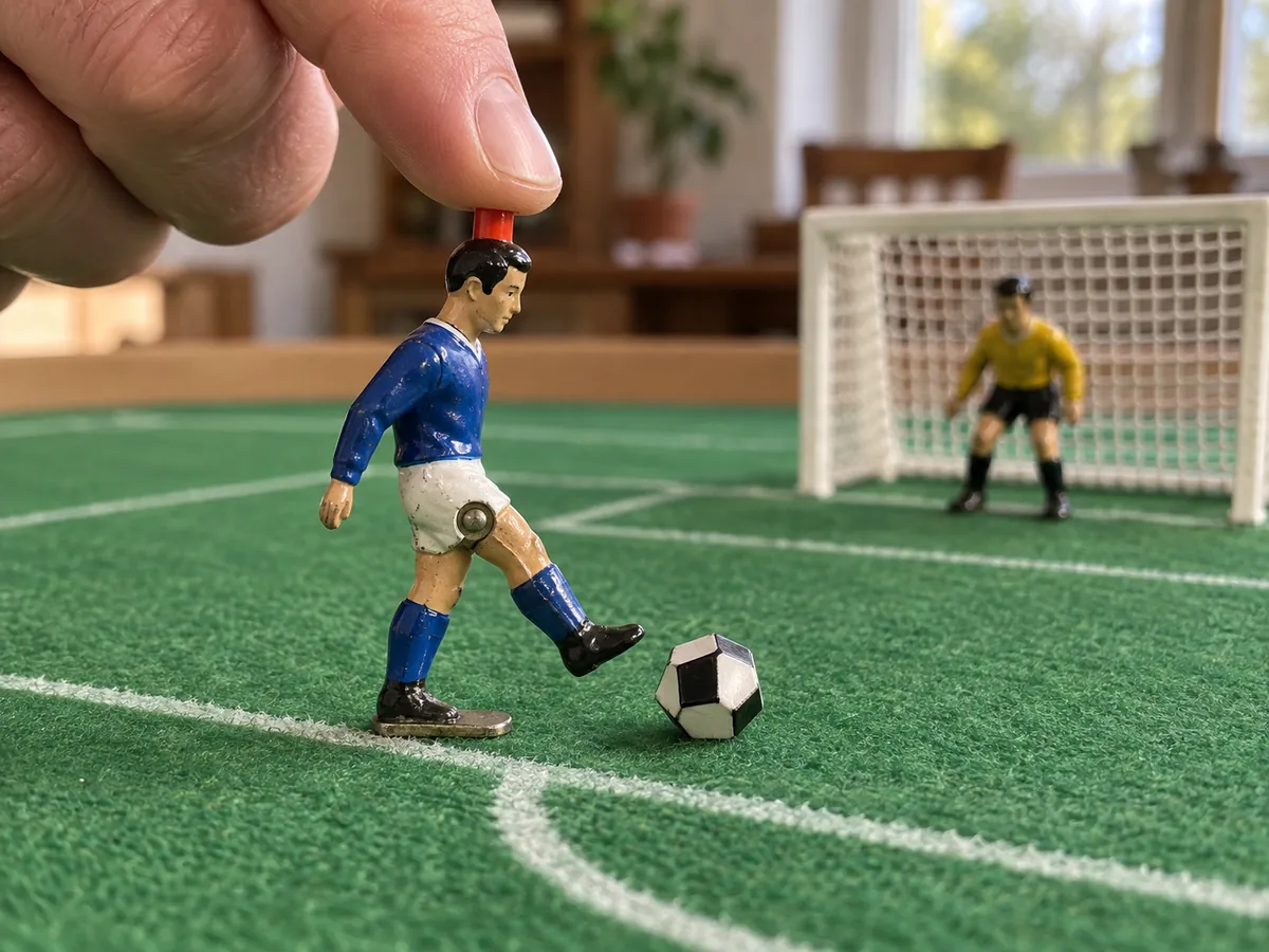 Ilustración generada por IA: Tipp-Kick