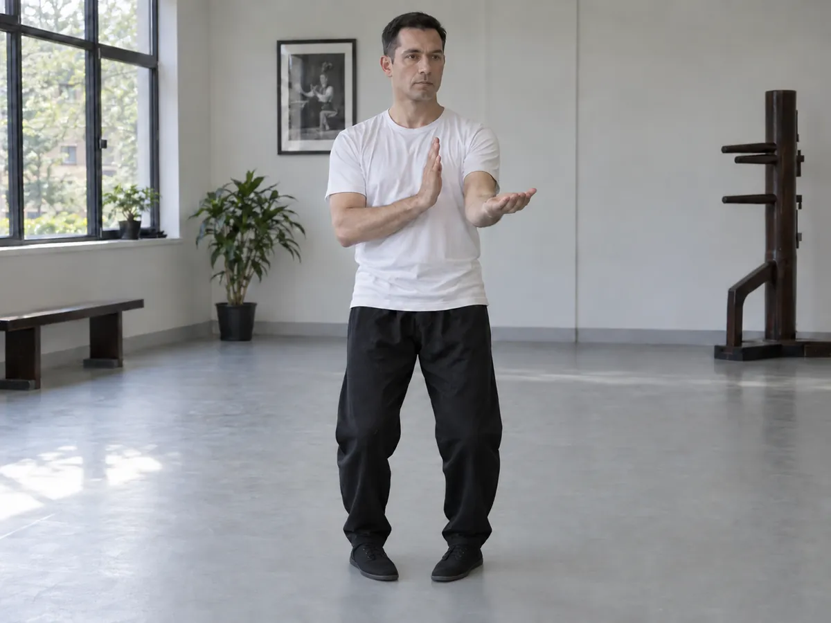 Illustration générée par IA: Wing Tsun