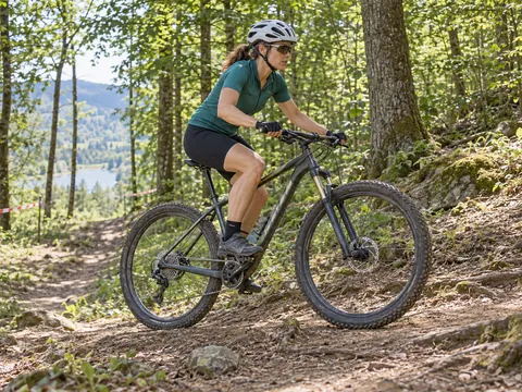 Ilustración generada por IA: Mountain bike cross-country